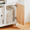 SoBuy ASK04-WN Caisson de Bureau à Roulettes, Support Imprimante Roulant, Organiseur Bureau Bureau, Caisson de Rangement avec Tiroirs