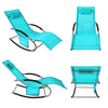 Prévente SoBuy OGS28-HB Chaise Longue Transat de Jardin Bascule avec Appui-tête Réglable et Pochette latérale