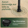SoBuy FRG34-II-SCH Portant à vêtements télescopique robuste – Penderie ouverte réglable avec tringles et étagères, Porte-manteau pour chambre ou dressing, Noir