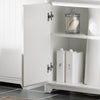 SoBuy BZR108-II-W Meuble sous Lavabo de Salle de Bain, Meuble sous évier, Meuble sous Vasque, Meuble évier de Cuisine, Housse Colonne lavabo avec 2 Portes, 60x30x60 cm, Blanc
