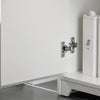 SoBuy BZR108-II-W Meuble sous Lavabo de Salle de Bain, Meuble sous évier, Meuble sous Vasque, Meuble évier de Cuisine, Housse Colonne lavabo avec 2 Portes, 60x30x60 cm, Blanc