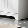SoBuy BZR108-II-W Meuble sous Lavabo de Salle de Bain, Meuble sous évier, Meuble sous Vasque, Meuble évier de Cuisine, Housse Colonne lavabo avec 2 Portes, 60x30x60 cm, Blanc