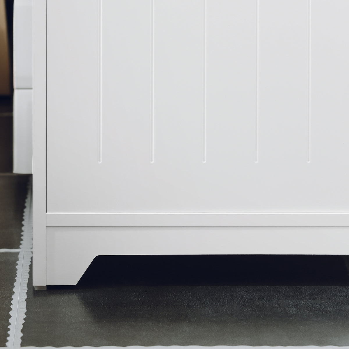 SoBuy BZR108-W Meuble sous Lavabo avec 2 Portes – 60×30×60 cm, Charge 30 kg, MDF E1, Blanc