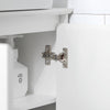 SoBuy BZR108-W Meuble sous Lavabo avec 2 Portes – 60×30×60 cm, Charge 30 kg, MDF E1, Blanc