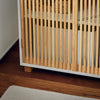 SoBuy BZR125-W Meuble sous Lavabo de Salle de Bain, Meuble sous Vasque à 2 Portes en Bambou, Placard Armoire de Rangement Meuble évier de Cuisine, L60 x P30 x H61 cm