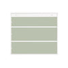 SoBuy BZR140-GR Armoire Murale Salle de Bain Vert et Blanc 60 cm avec 2 Portes, Étagères Réglables et Compartiment Ouvert – MDF E1