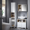 Prévente SoBuy BZR147-W Colonne de Salle de Bain 170 cm – Blanc