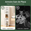 Prévente SoBuy BZR147-W Colonne de Salle de Bain 170 cm – Blanc