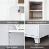 Prévente SoBuy BZR147-W Colonne de Salle de Bain 170 cm – Blanc