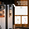 SoBuy BZR158-W Meuble Salle de Bain avec Panier à Linge Colonne Salle de Bbain Armoire Haute Étroite en MDF Blanc avec Étagères Réglables, Rangement Ouvert Parfait pour Petit Espace 30x170x30 cm