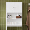 SoBuy BZR165-W Colonne Salle de Bain avec 3 Niveaux, pour Salle de Bain et WC, Rangement Optimisé, Design Fonctionnel, Usage Quotidien – L65×P20×H182 cm, Blanc