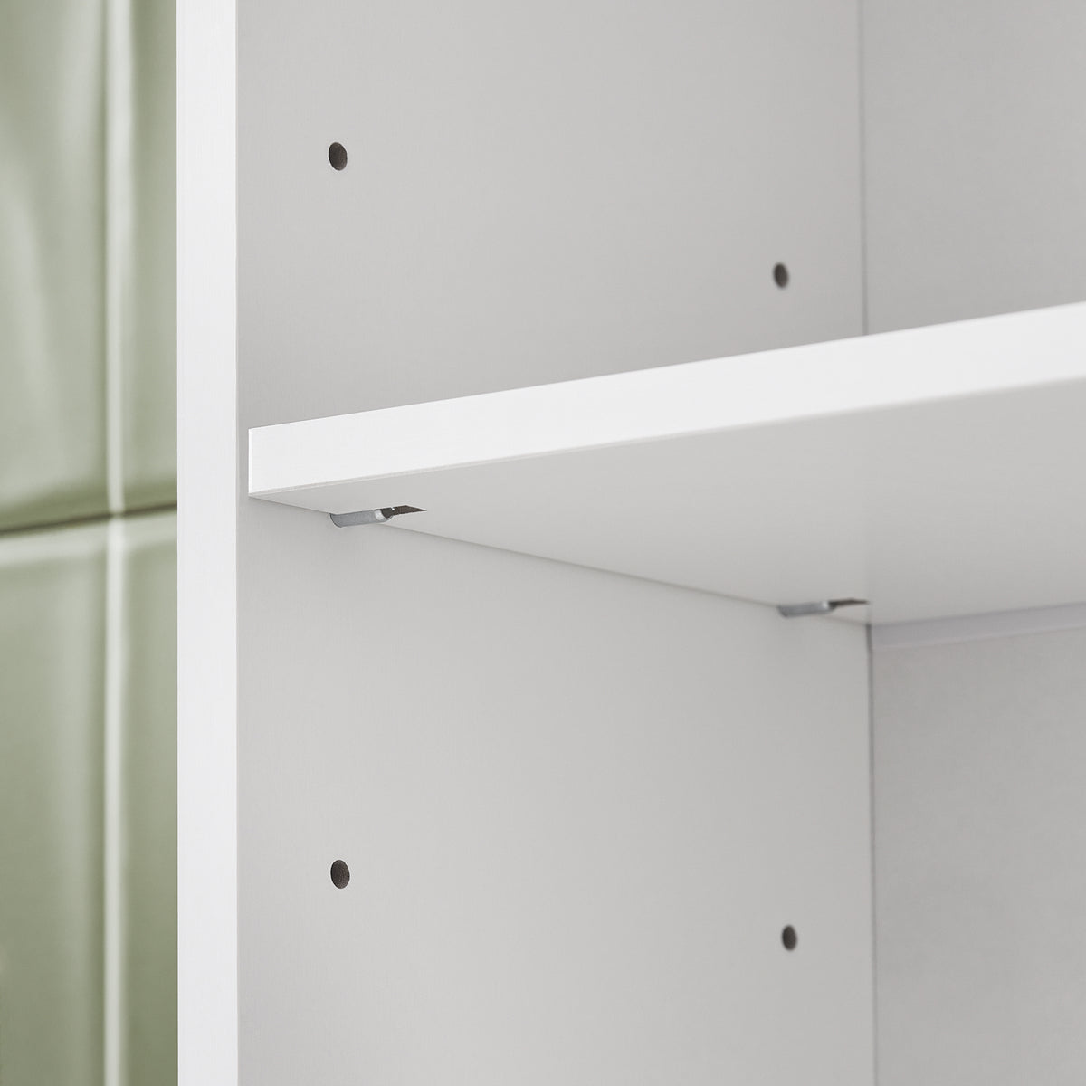 SoBuy BZR165-W Colonne Salle de Bain avec 3 Niveaux, pour Salle de Bain et WC, Rangement Optimisé, Design Fonctionnel, Usage Quotidien – L65×P20×H182 cm, Blanc