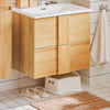 SoBuy BZR172-N Meuble sous Lavabo avec Deux tiroirs Meuble de RangementMeuble avec lavabo en céramique