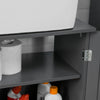 SoBuy BZR18-DG Meuble sous-Lavabo à 2 étages et 2 Portes