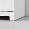 SoBuy BZR21-II-W Meuble Bas de Salle de Bain, Armoire Toilette avec 1 Tiroir et 1 Panier à Linge Pliable, Meuble de Rangement, Corbeille à Linge, Coffre à Linge, Porte Vêtement, 40x38x90cm, Blanc