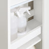 SoBuy BZR214-W Meuble Salle de Bain avec Panier à Linge Colonne de Rangement avec 1 Tiroir, et Compartiment Coulissant, Armoire de Salle de Bain Étanche 78x38x90cm Idéal pour WC, Lavabo, Toilettes