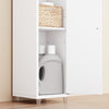 SoBuy BZR34-II-W Colonne Salle de Bain Étroite 20 cm – Rangement Gain de Place Blanc