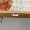SoBuy BZR41-W Meuble de Salle de Bain Gain de Place avec Portes à Persienne, Étagères Réglables en MDF, 60x30x82 cm, Meuble de Rangement Armoire Multifonction et Compact