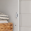 SoBuy BZR43-W Meuble Colonne Salle de Bain Étroit avec Étagères Ouvertes et Porte à Lames – Armoire de Rangement Haut pour Salle de Bain, WC, Cuisine ou Buanderie, Blanc-Bois, 160x40x30cm