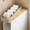 SoBuy BZR54-K-W Meuble WC Rangement 20 cm – 3 Tiroirs, Étagère Mobile, Roulettes Discrètes, Anti-Basculement – 60×20×82 cm, Blanc