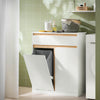 Prévente SoBuy BZR79-W Meuble Bas de Salle de Bain avec Bac à Linge Amovible Armoire à Linge Commode