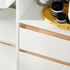 SoBuy BZR80-W Colonne Salle de Bain Gain de Place avec Tiroir et Portes, Armoire Rangement Salle de Bain avec Étagère Ouverte, Blanc 35×33×170 cm