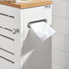 SoBuy BZR85-W Armoire de Salle de Bain Étroit – Meuble WC Rangement Gain de Place – Rangement pour Papier Toilette en Bois, pour Petites Espace, Résistant à l'Humidité, Blanc-Naturel, 20x75x18 cm