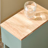 SoBuy FBT111-GR Table de Chevet Table de Nuit Bout de Canapé Table d'Appoint Table Basse avec Tiroir