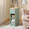 SoBuy FBT111-GR Table de Chevet Table de Nuit Bout de Canapé Table d'Appoint Table Basse avec Tiroir