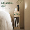 SoBuy FBT111-N Table de Chevet Table de Nuit Bout de Canapé Table d'Appoint Table Basse avec Tiroir