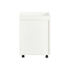 SoBuy FBT121-W Table de Chevet avec 2 Tiroirs Table de Nuit Bout de Canapé Table d'Appoint Table Téléphone Table de Café Table Basse