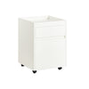 SoBuy FBT121-W Table de Chevet avec 2 Tiroirs Table de Nuit Bout de Canapé Table d'Appoint Table Téléphone Table de Café Table Basse