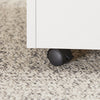 SoBuy FBT121-W Table de Chevet avec 2 Tiroirs Table de Nuit Bout de Canapé Table d'Appoint Table Téléphone Table de Café Table Basse