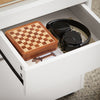SoBuy FBT121-W Table de Chevet avec 2 Tiroirs Table de Nuit Bout de Canapé Table d'Appoint Table Téléphone Table de Café Table Basse