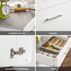 SoBuy FKW117-W Desserte à roulettes Îlot Central avec Plan de Travail INOX et 1 Tiroir, Chariot Mobile pour Cuisine ou Salle à Manger, Meuble de Cuisine avec Rangement 120 x 56 x 90 cm