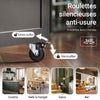 Prévente SoBuy FKW75-SCH desserte Cuisine avec roulettes et étagère latérale – Meuble de Cuisine Noir avec Porte Unique – Chariot de Service pour Rangement Cuisine et Plan de Travail Compact, 60x92x45cm
