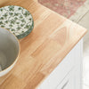 SoBuy FKW79-W Meuble Cuisine Desserte de Cuisine à roulettes, Desserte Rangement avec 3 Tiroirs et 1 Tablette Amovible, Meuble de Rangement Cuisine, L68xP38xH85cm, Blanc