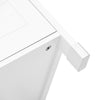SoBuy FRG126-W Meuble Colonne de Salle de Bain Armoire Toilette Haute avec 4 étagères et 2 tiroirs 30x30x144 cm, Blanc