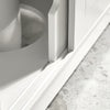 SoBuy FRG128-II-W Meuble de Salle de Bain sous Vasque avec 2 Portes Coulissantes Silencieuses, Meuble sous Lavabo, Rangement Optimisé pour Petite Surface, Anti-Humidité, Bois, Blanc, L60xP30xH60cm