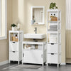 SoBuy FRG128-W Meuble Sous-Lavabo Meuble pour lavabo suspendu