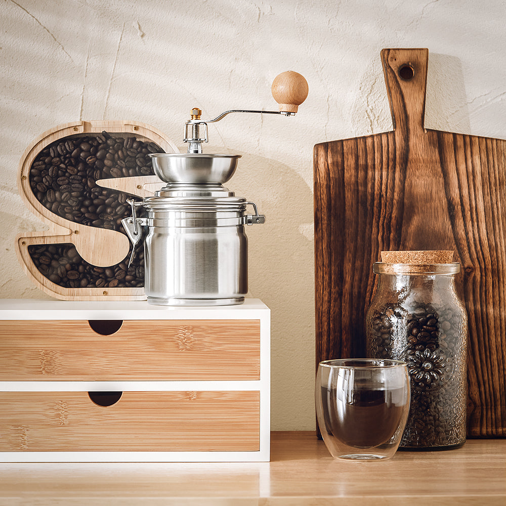 SoBuy FRG180-WN Boîte de rangement Porte-Capsules Nespresso Distributeur Boîte