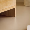 SoBuy FRG198-N Support d'écran d'ordinateur de Support de Moniteur de bambou avec 2 Tiroirs