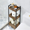 SoBuy FRG226-F Meuble Salle de Bain Rangement avec 3 paniers - Rangement Serviteur de Douche Étagère de Stockage Salle de Bain Petit Meuble WC Rangement 28x20x74 cm