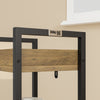 SoBuy FRG226-H-F Étagère WC Étroite 20 cm – Meuble Rangement Toilette Gain de Place, 4 Étagères Compartimentées, Style Industriel Bois et Métal Noir