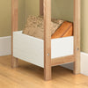 SoBuy FRG226-WN Etagère de Stockage, Étagère de Salle de Bain, Rangement Serviteur de Douche avec 3 paniers, Tour de Rangement