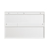 Prévente SoBuy FRG231-L-W Meuble Haut Suspendu 90 cm – 3 Portes, Étagère Réglable – Blanc
