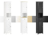 SoBuy FRG236-DG Meuble Colonne Salle de Bain Armoire Rangement Haute avec 2 Portes, 1 Tiroir et Niche Ouverte Meuble de Rangement pour Salle de Bain,WC, SDB, Toilette ou Cuisine 32x170x30cm