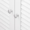 SoBuy FRG237-WN Meuble Sous Lavabo, Meuble sous Vasque avec 2 Portes et 2 Étages | Prévente