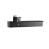 SoBuy FRG43-SCH Etagere Murale avec 2 Tiroirs - Étagère Flottante Moderne pour Entrée, Salon, Cuisine & Chambre - Noir 64x15x10cm
