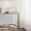 SoBuy FSB19-L-E Table Console Table d'appoint Bout de canapé Table d’entrée Cadre et 4 Pieds en Fer, L120cm x P20cm x H81cm